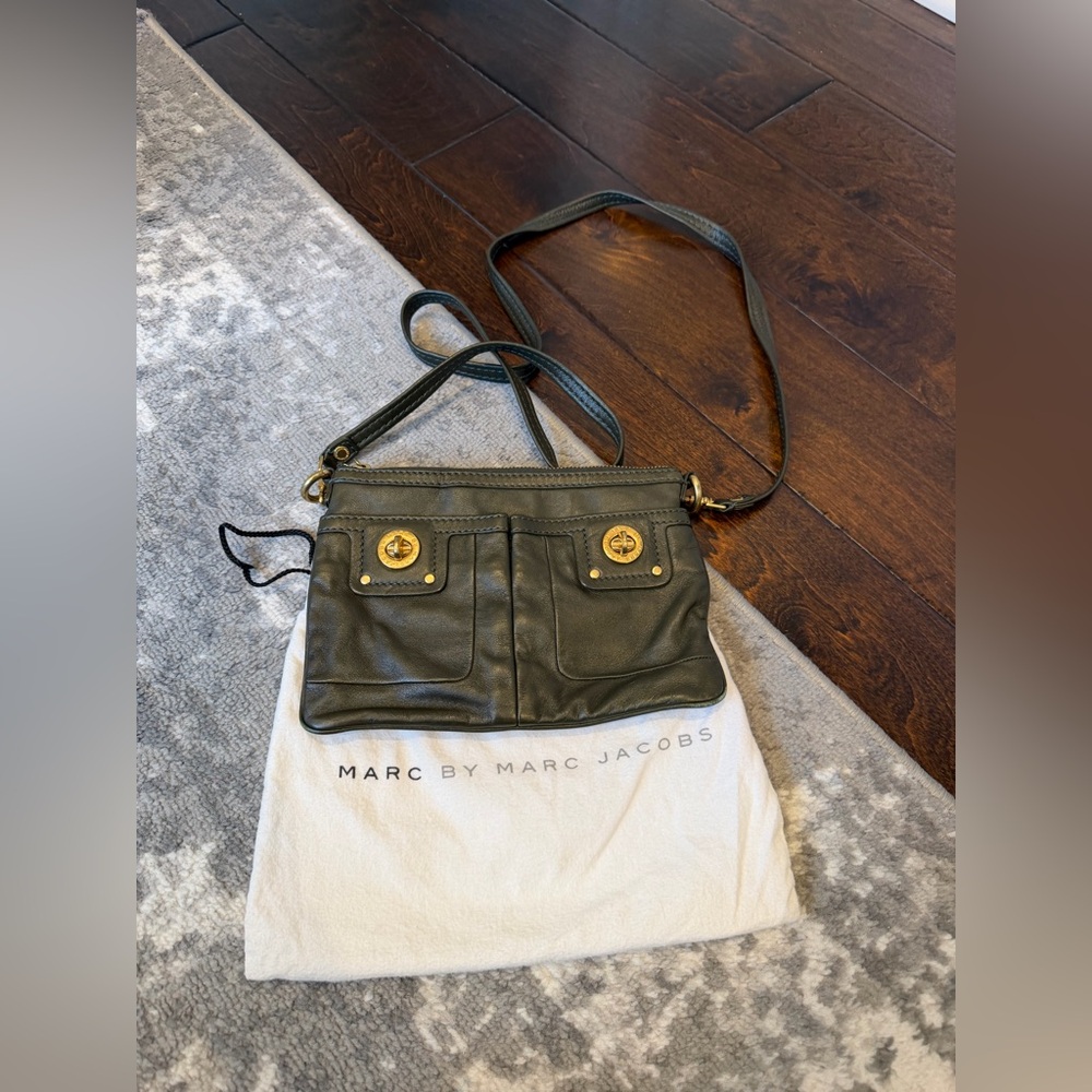 Marc by Marc Jacobs Black Leather Crossbody Bag